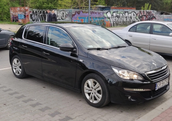 Peugeot 308 cena 21500 przebieg: 262000, rok produkcji 2015 z Warszawa małe 121